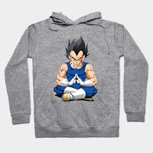 Vegeta Meditation Inner peace fan art Hoodie